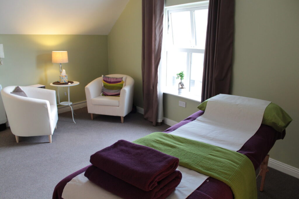 The Naas acupuncture treatment room